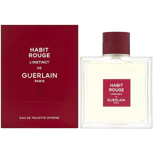 Guerlain Habit Rouge for Men Eau de Toilette Spray, 1.6 Ounce